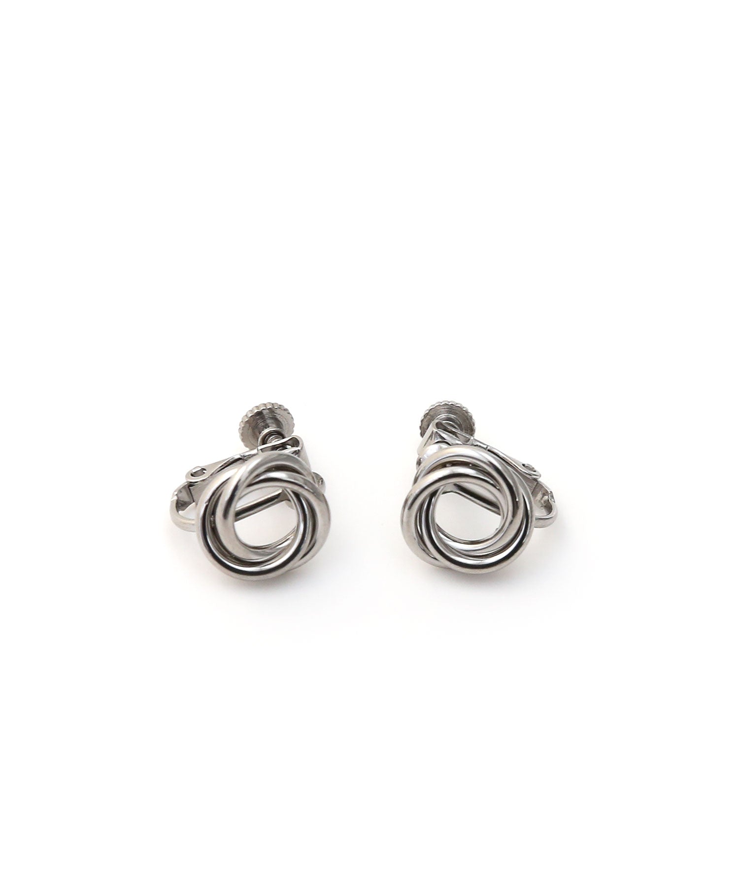 コレカラ colleca la [stainless]トリニティサークルイヤリング〈金属アレルギー対応〉 （シルバー） シルバー