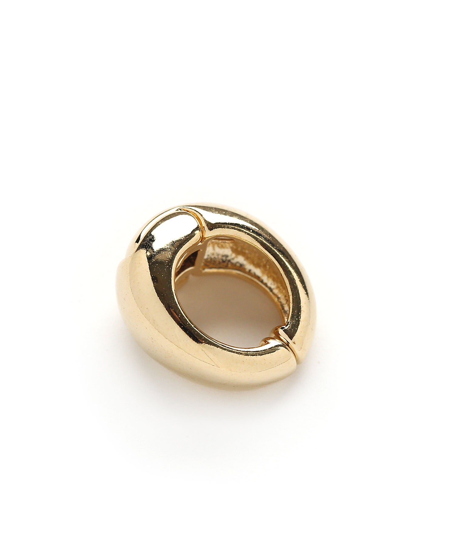 "Colleca La Plump Oval Clutch Earrings"