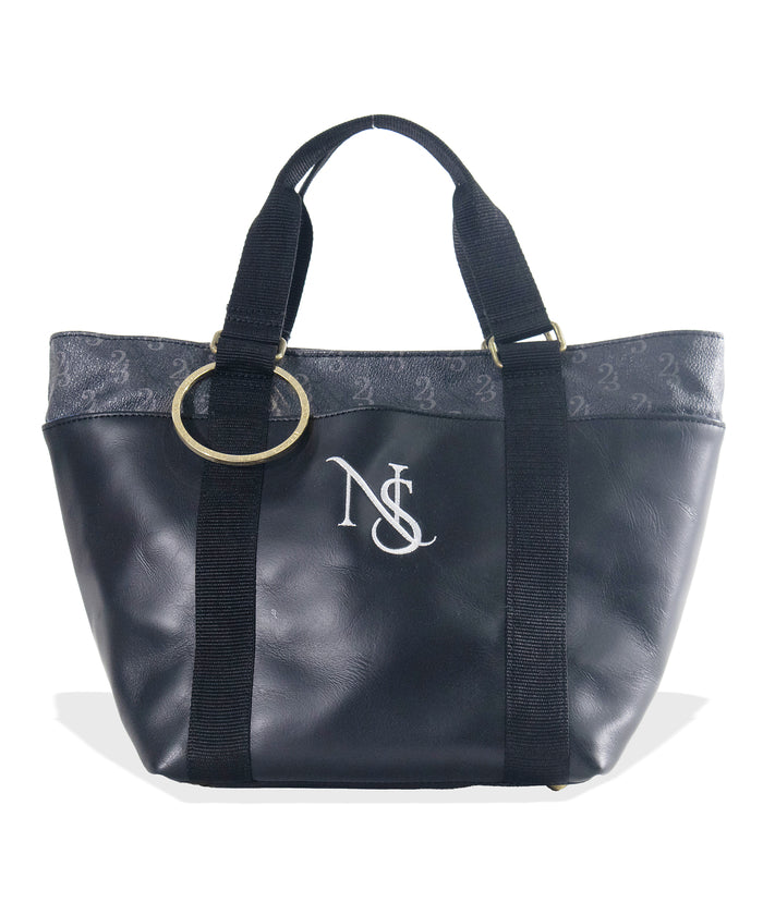エヌエス23・パー・ニッサゴルフ NS23 par Nissa Golf モノグラムトートバッグ （ブラック） ブラック