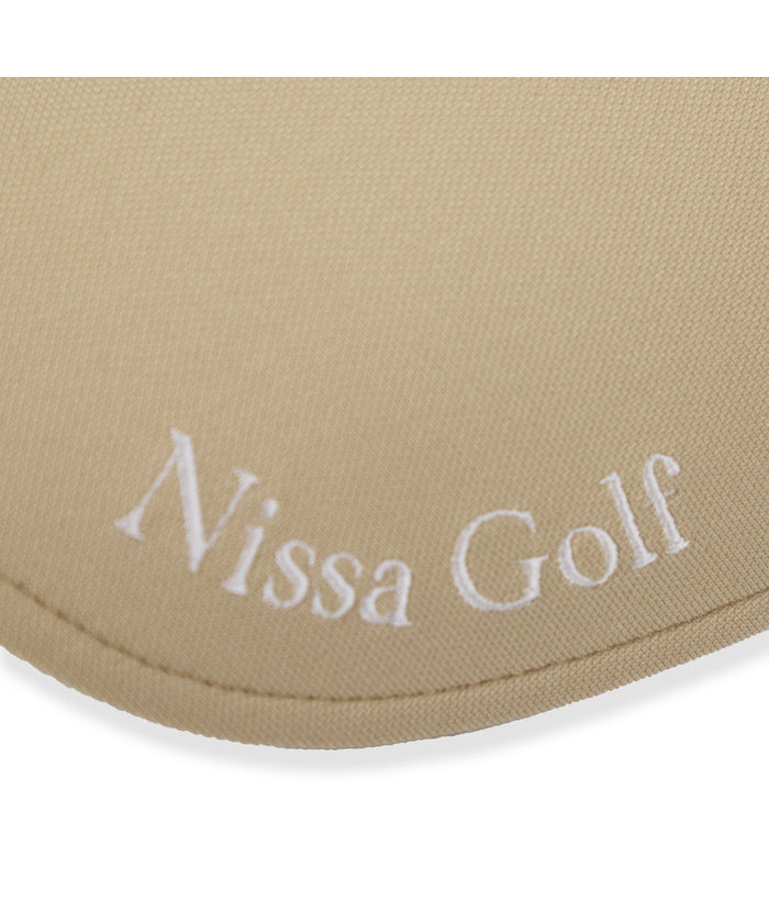 エヌエス23・パー・ニッサゴルフ NS23 par Nissa Golf ロゴ刺繍キャップ （ベージュ） ベージュ