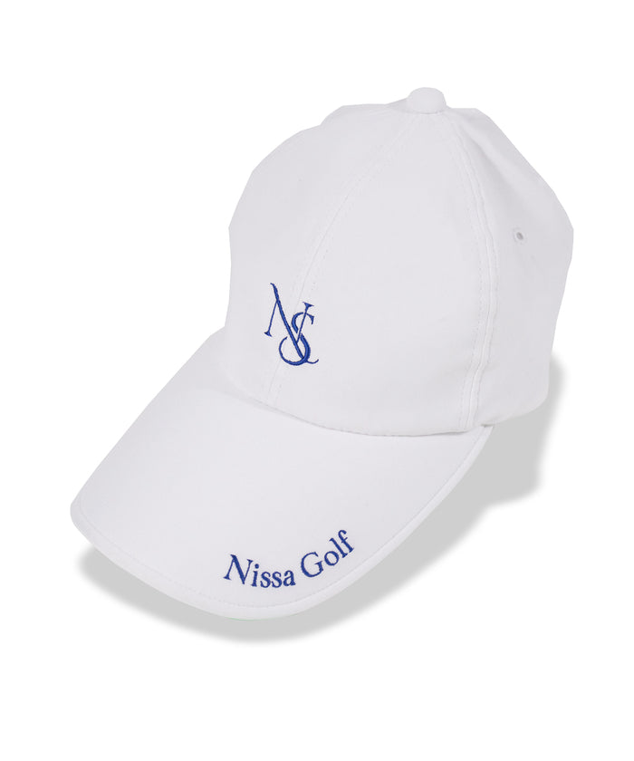 エヌエス23・パー・ニッサゴルフ NS23 par Nissa Golf ロゴ刺繍キャップ （ベージュ） ベージュ