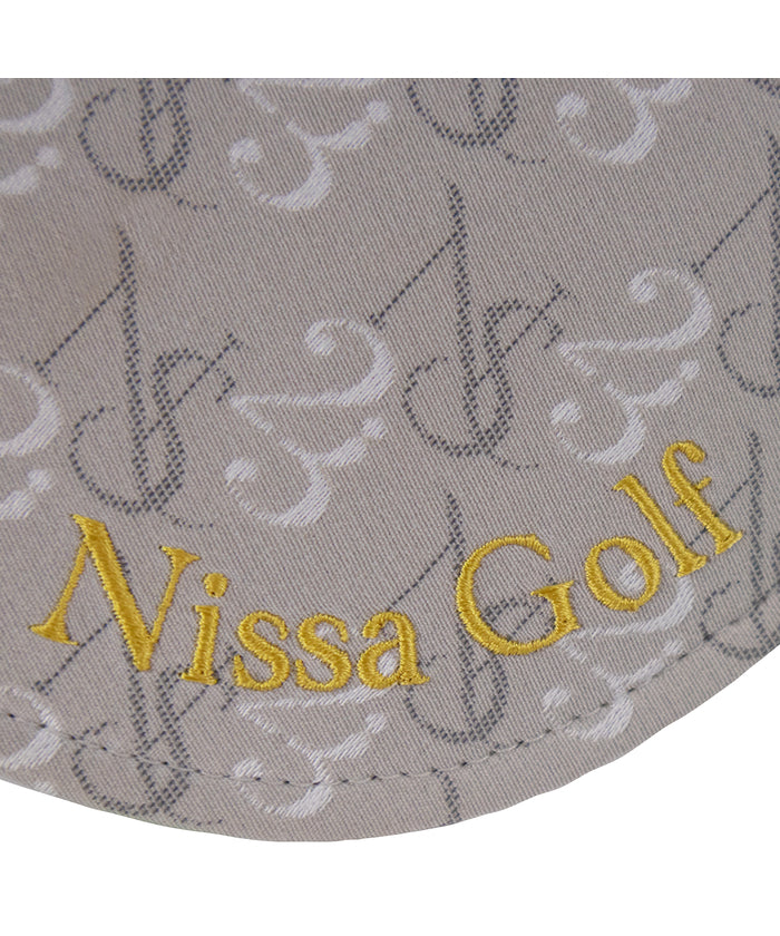 エヌエス23・パー・ニッサゴルフ NS23 par Nissa Golf モノグラムメッシュキャップ （ベージュ） ベージュ