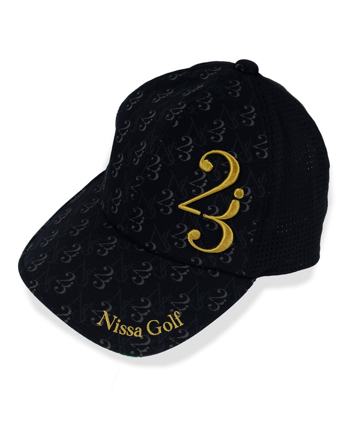エヌエス23・パー・ニッサゴルフ NS23 par Nissa Golf モノグラムメッシュキャップ （ベージュ） ベージュ