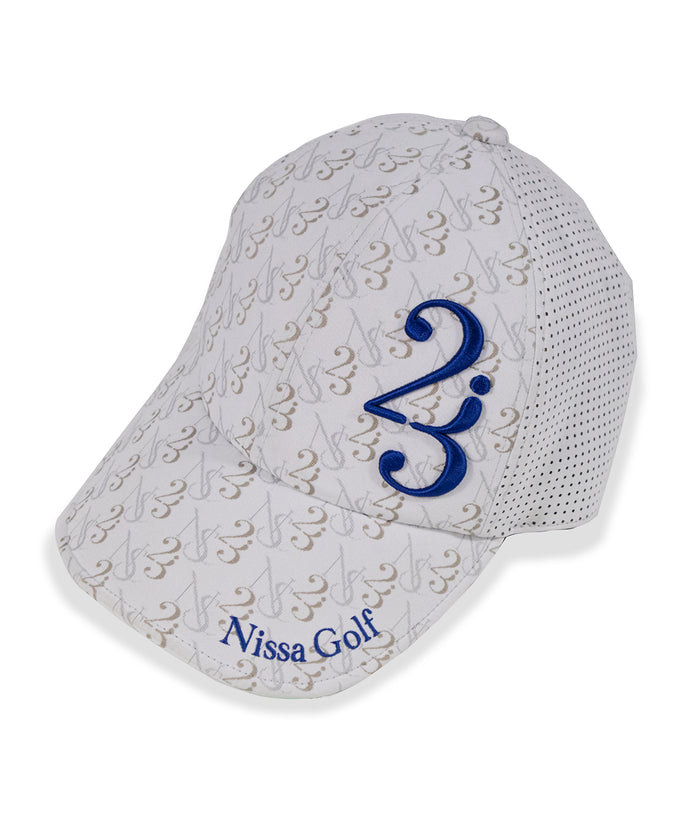 エヌエス23・パー・ニッサゴルフ NS23 par Nissa Golf モノグラムメッシュキャップ （ベージュ） ベージュ