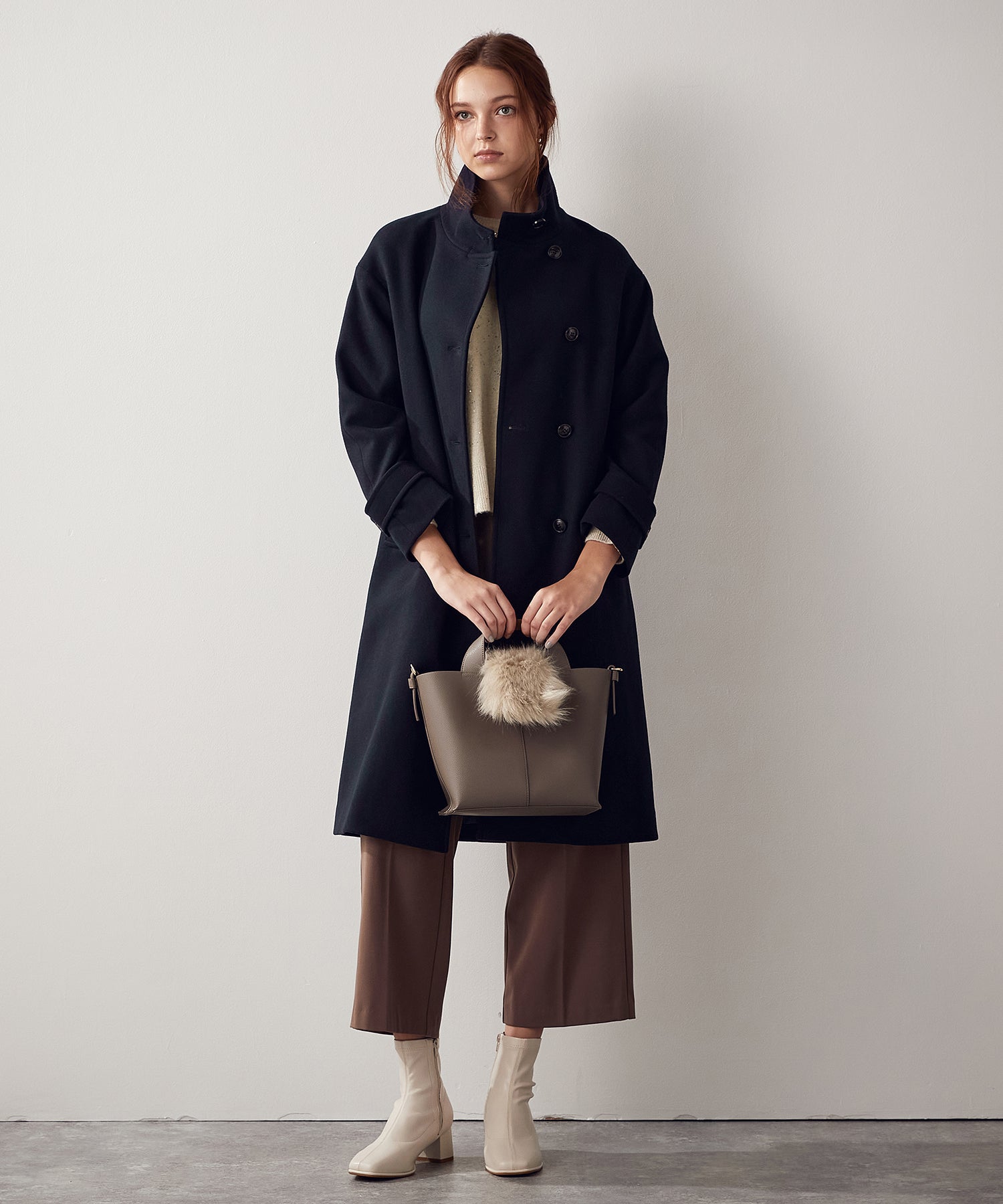 ルスークホリデー LE SOUK HOLIDAY ファーコンビバッグ