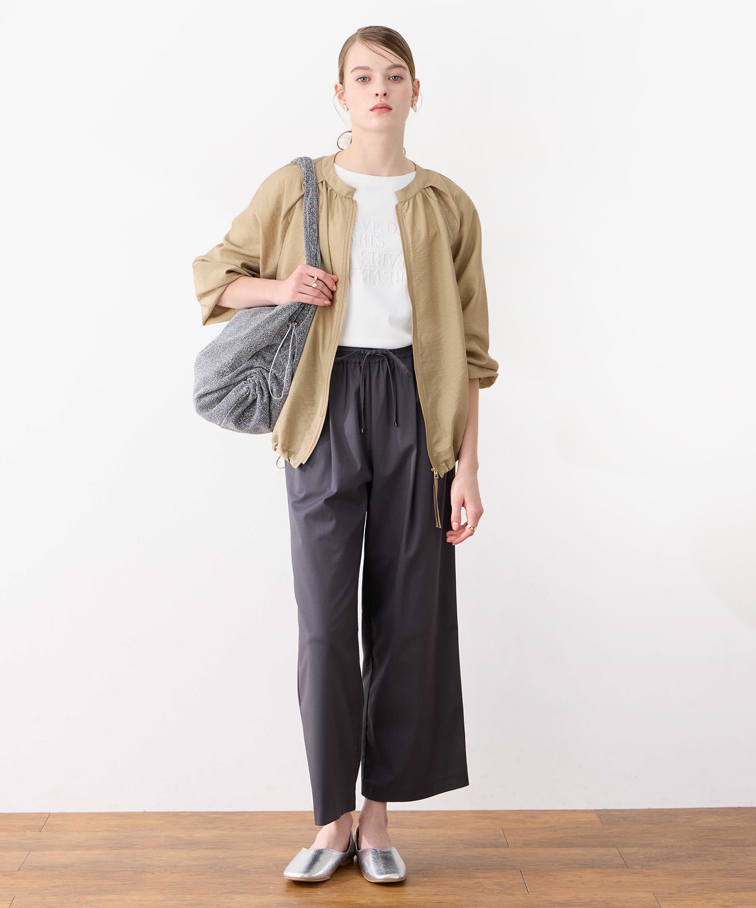 ルスークホリデー LE SOUK HOLIDAY グリッタートートBAG （ブラック） ブラック
