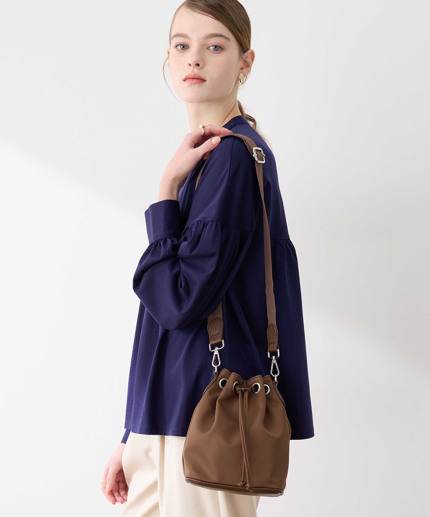 ルスークホリデー LE SOUK HOLIDAY ナイロンBAG （ダークブラウン） ダークブラウン