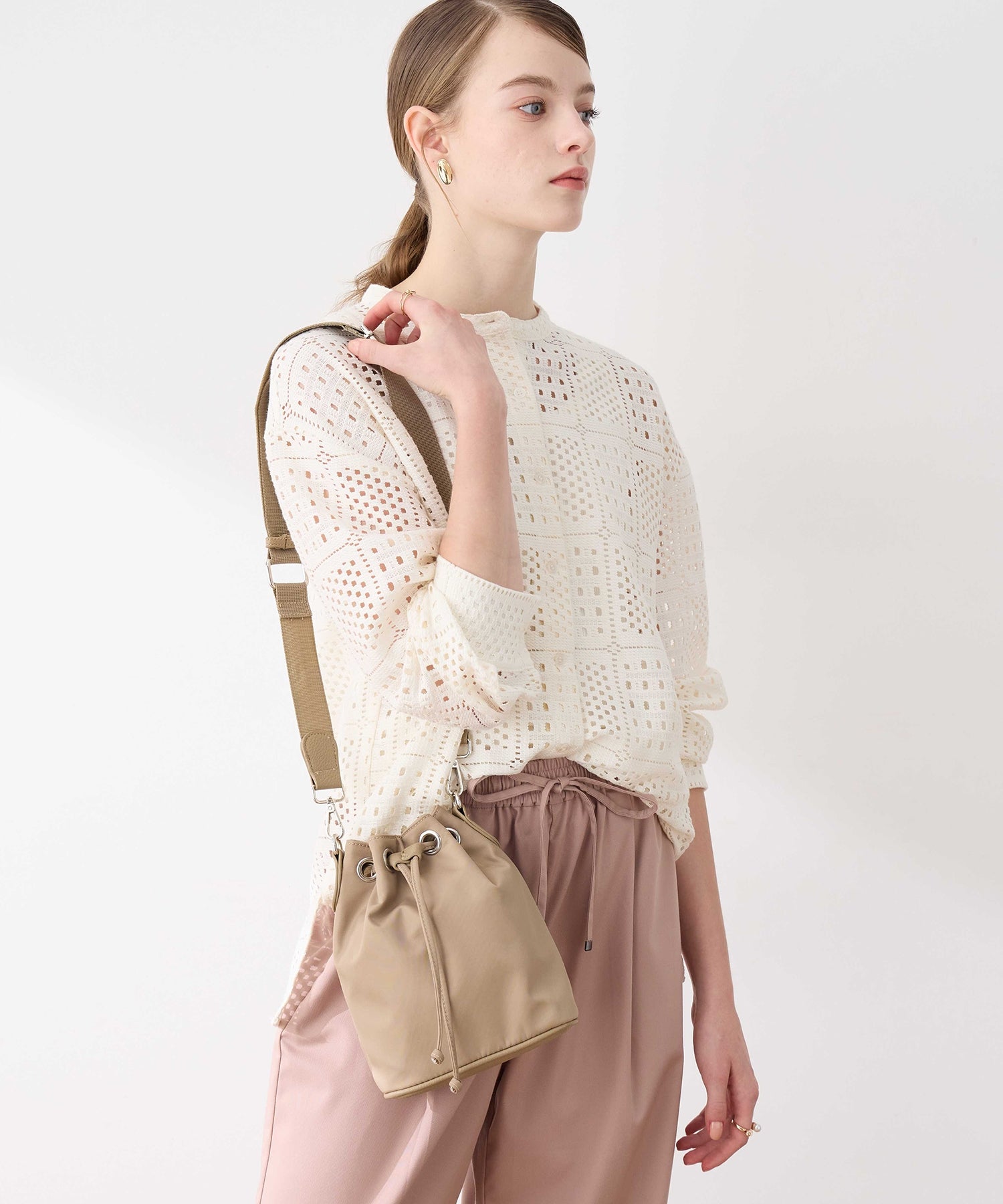 ルスークホリデー LE SOUK HOLIDAY ナイロンBAG （ダークブラウン） ダークブラウン