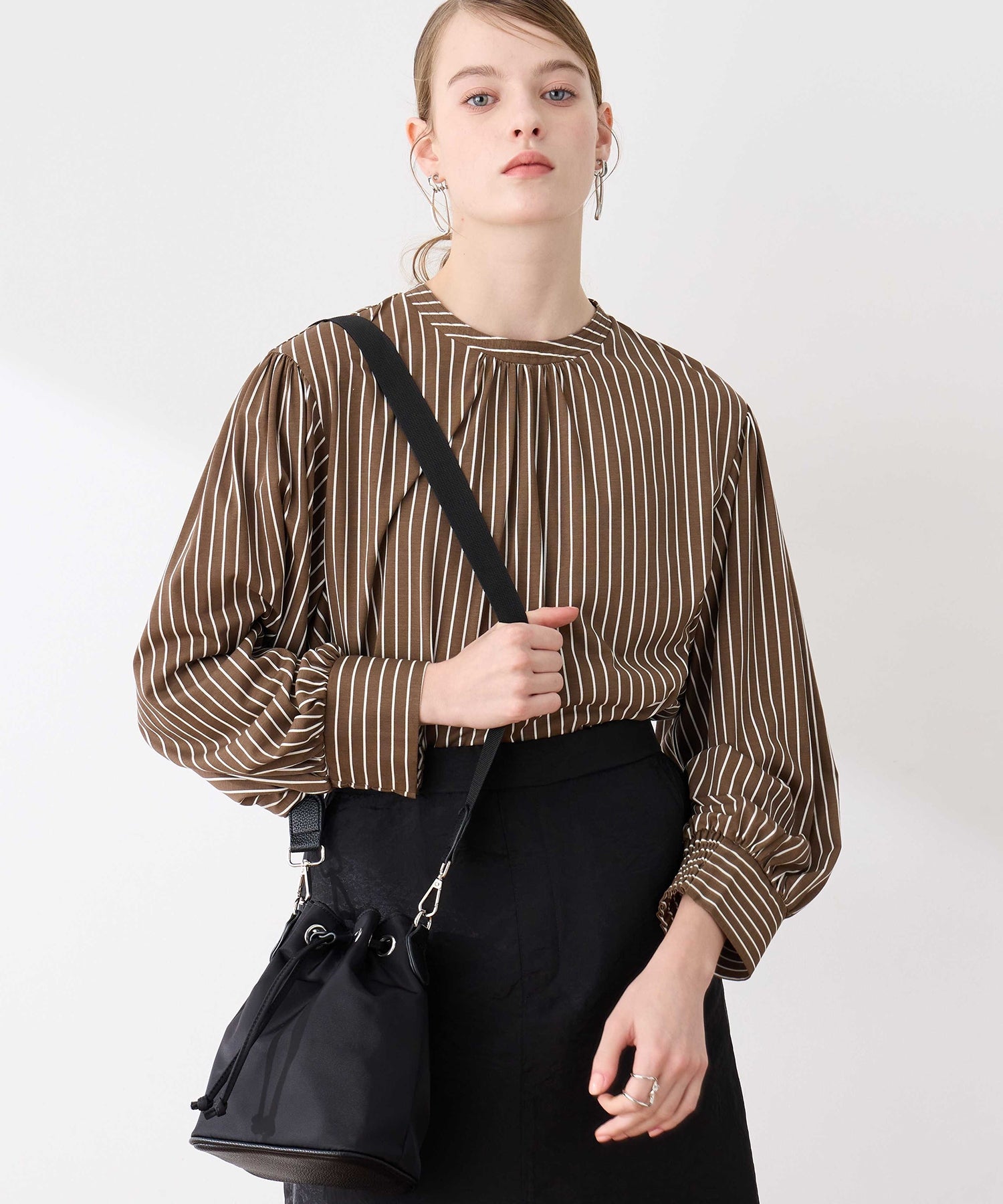 ルスークホリデー LE SOUK HOLIDAY ナイロンBAG （ダークブラウン） ダークブラウン