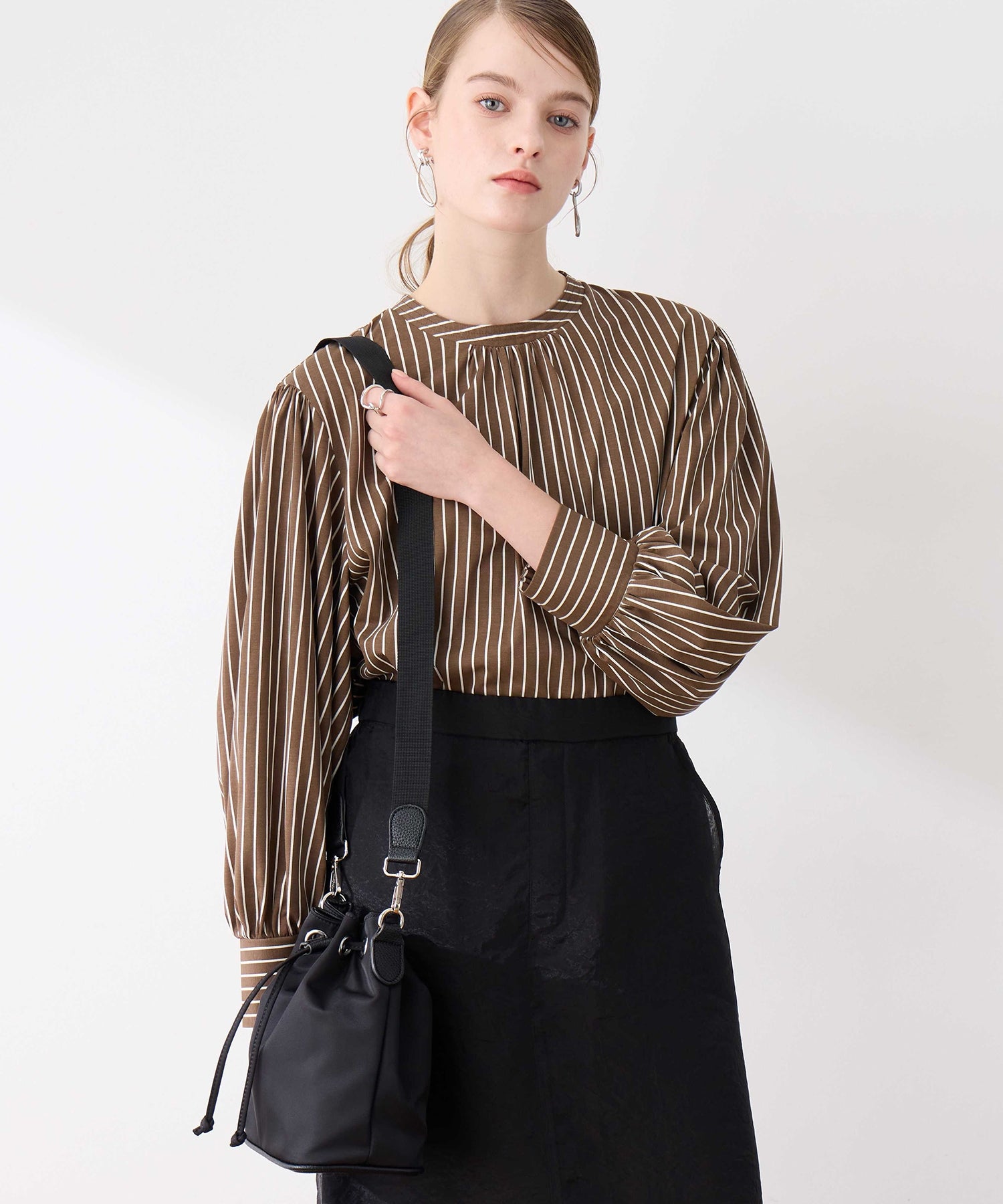 ルスークホリデー LE SOUK HOLIDAY ナイロンBAG （ダークブラウン） ダークブラウン