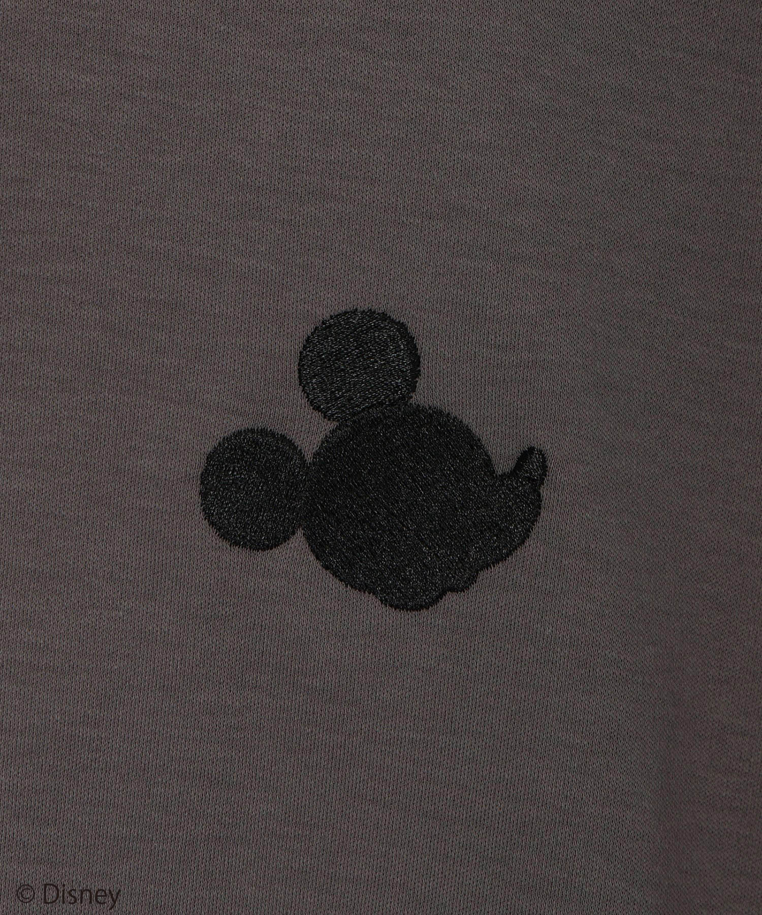 ルスークホリデー LE SOUK HOLIDAY Mickey Mouseコラボ刺しゅうTシャツ （カーキ） カーキ