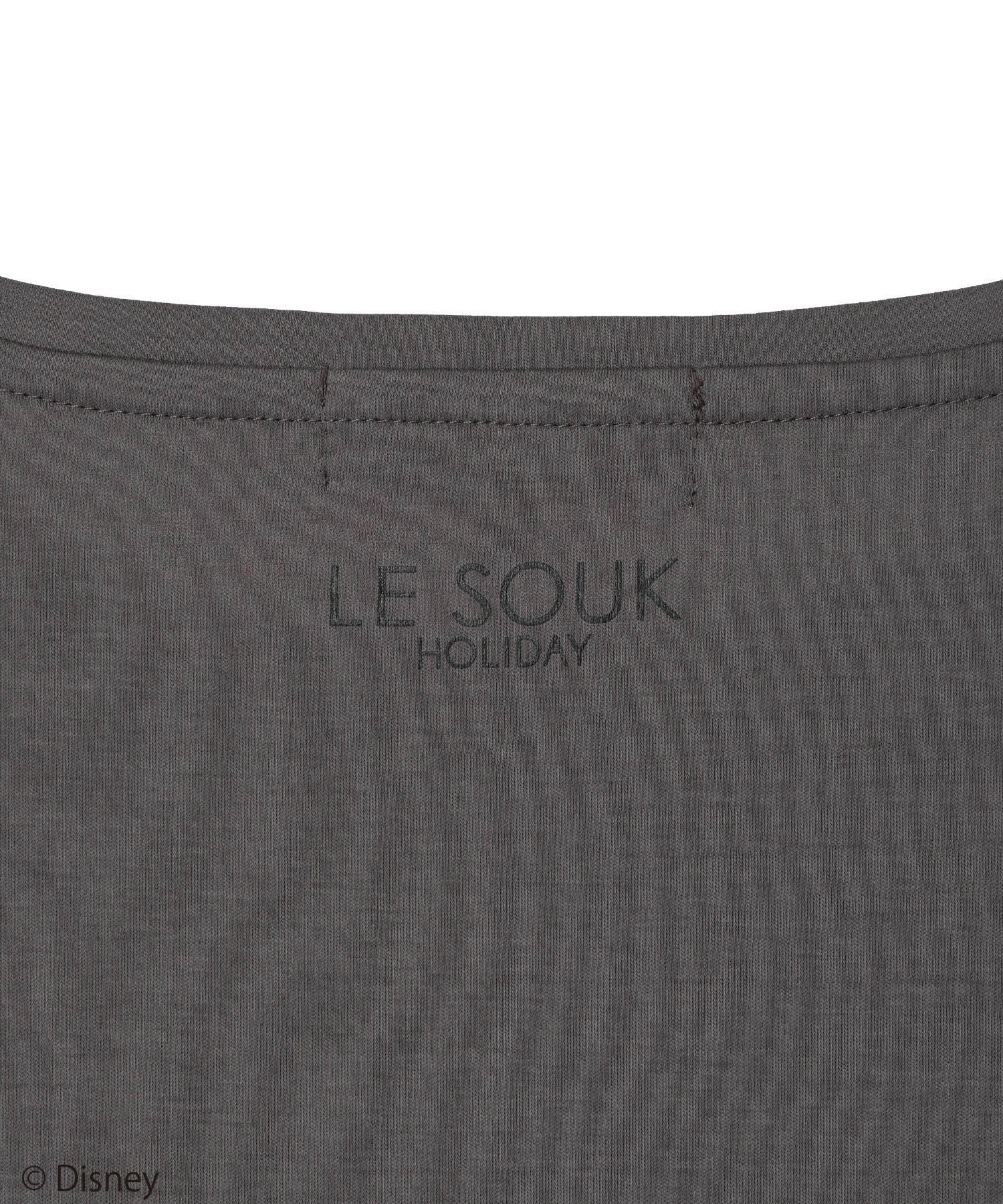 ルスークホリデー LE SOUK HOLIDAY Mickey MouseコラボロゴTシャツ （オフホワイト） オフホワイト
