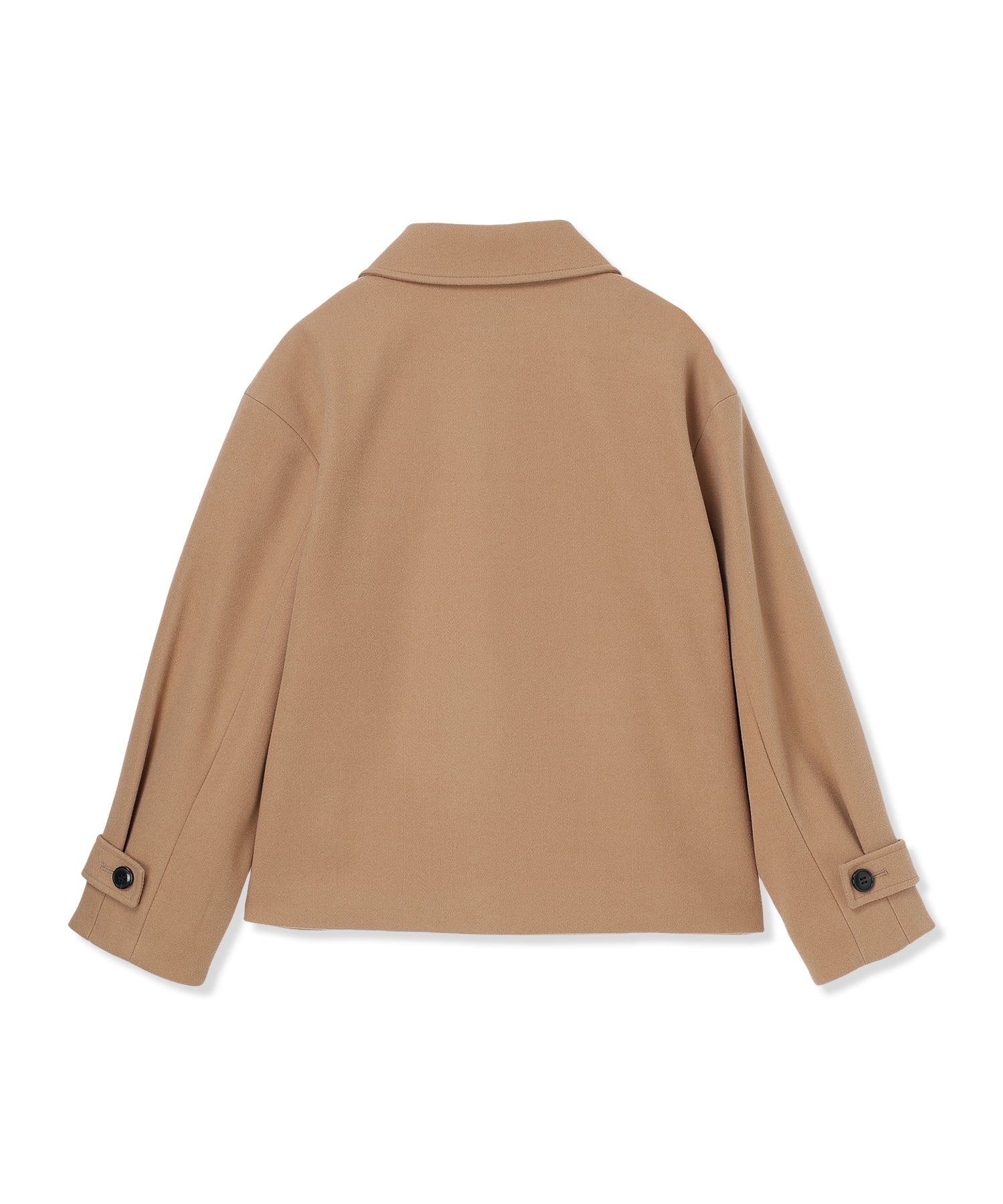 ルスークホリデー LE SOUK HOLIDAY フェイクウールブルゾン （ネイビー） ネイビー