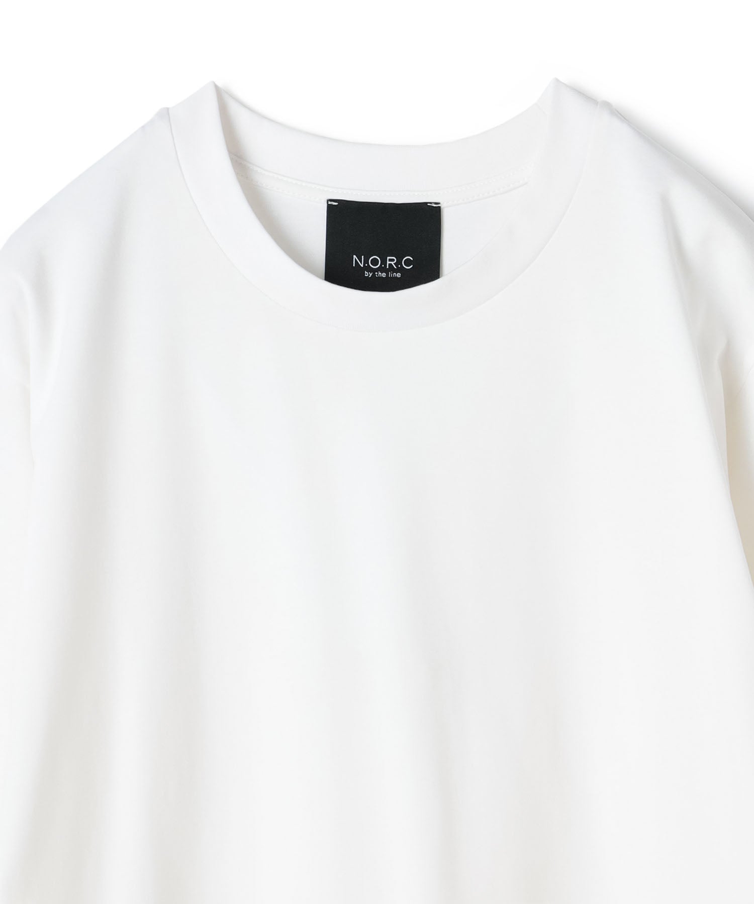 ノークバイザライン N.O.R.C by the line マルチファンクション5分袖ラウンドヘムTシャツ
