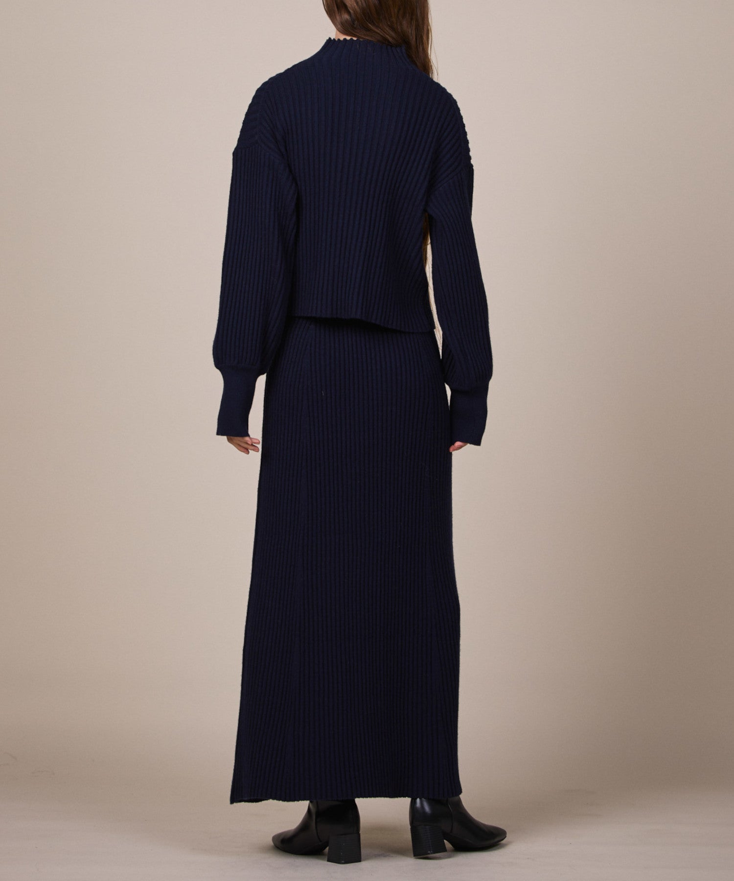 ReNorm 【SET UP compatible】 Rib Knit Skirt