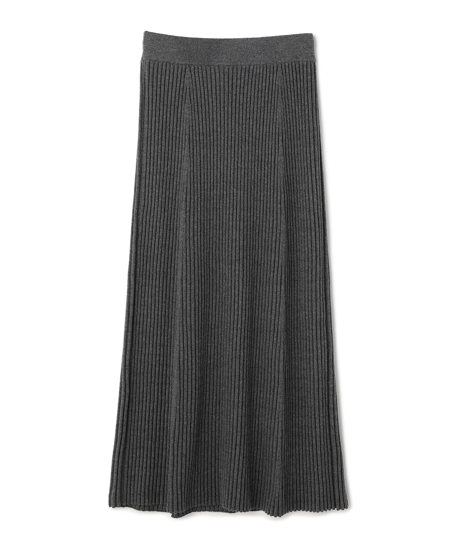 ReNorm 【SET UP compatible】 Rib Knit Skirt