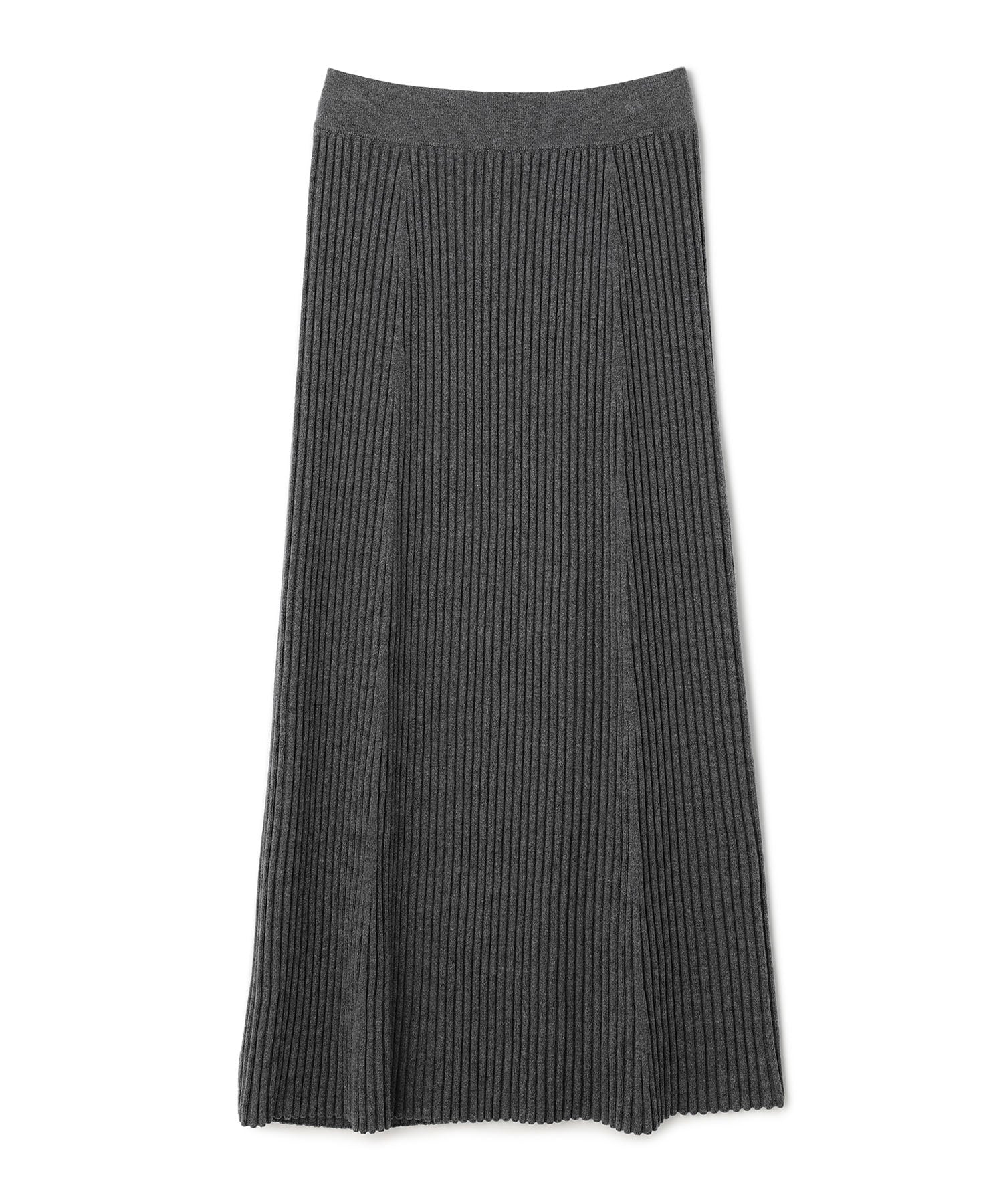ReNorm 【SET UP compatible】 Rib Knit Skirt