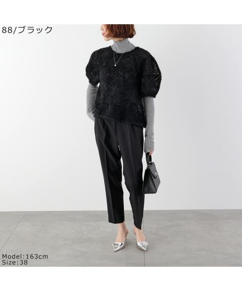 ヌース NUS NUS ブラウス 35526 UZUMAKIチュールランタンスリーブ （77/グレー） 77/グレー