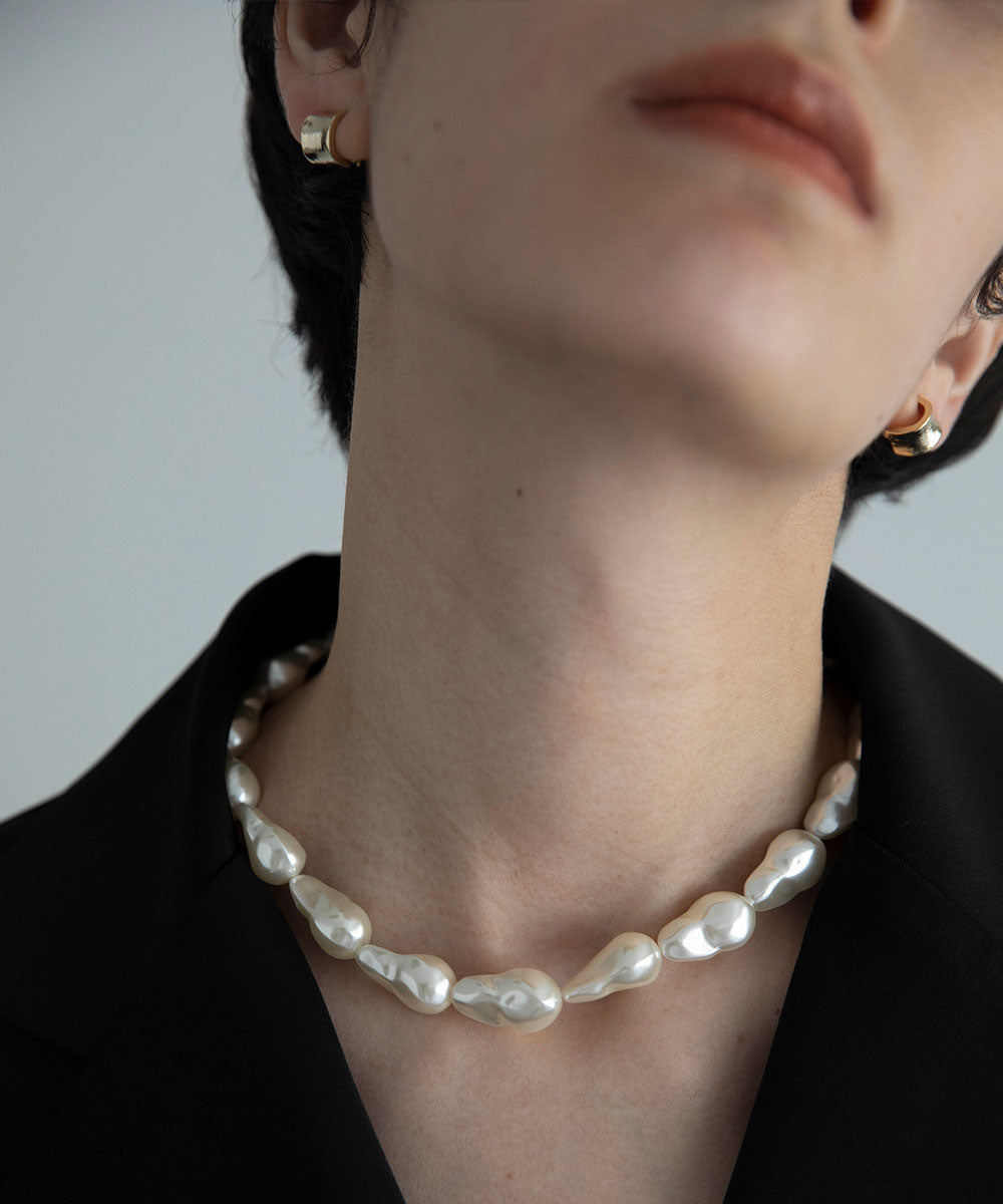 マージュール marjour BAROQUE PEARL NECKLACE