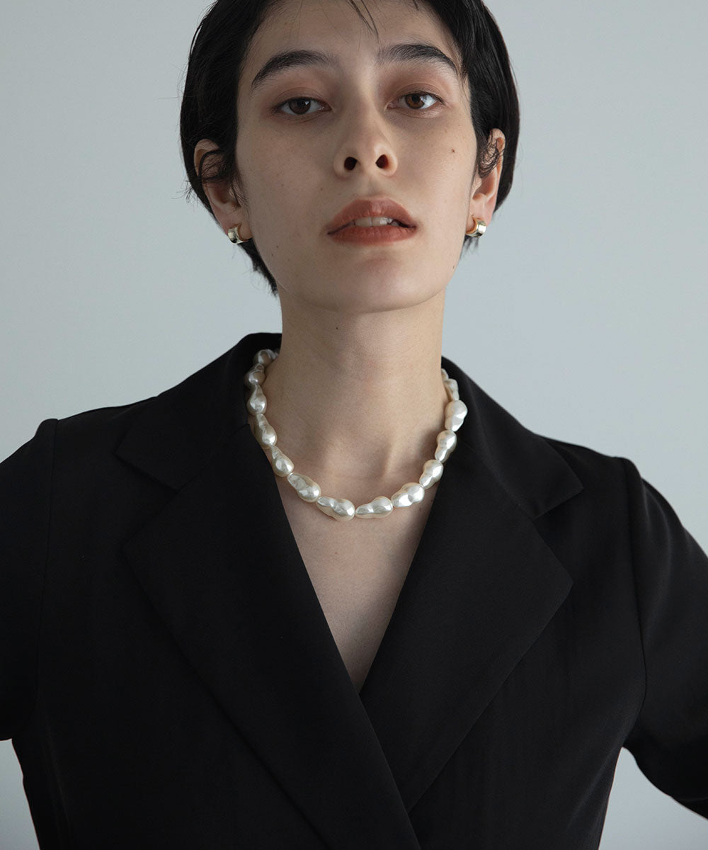 マージュール marjour BAROQUE PEARL NECKLACE