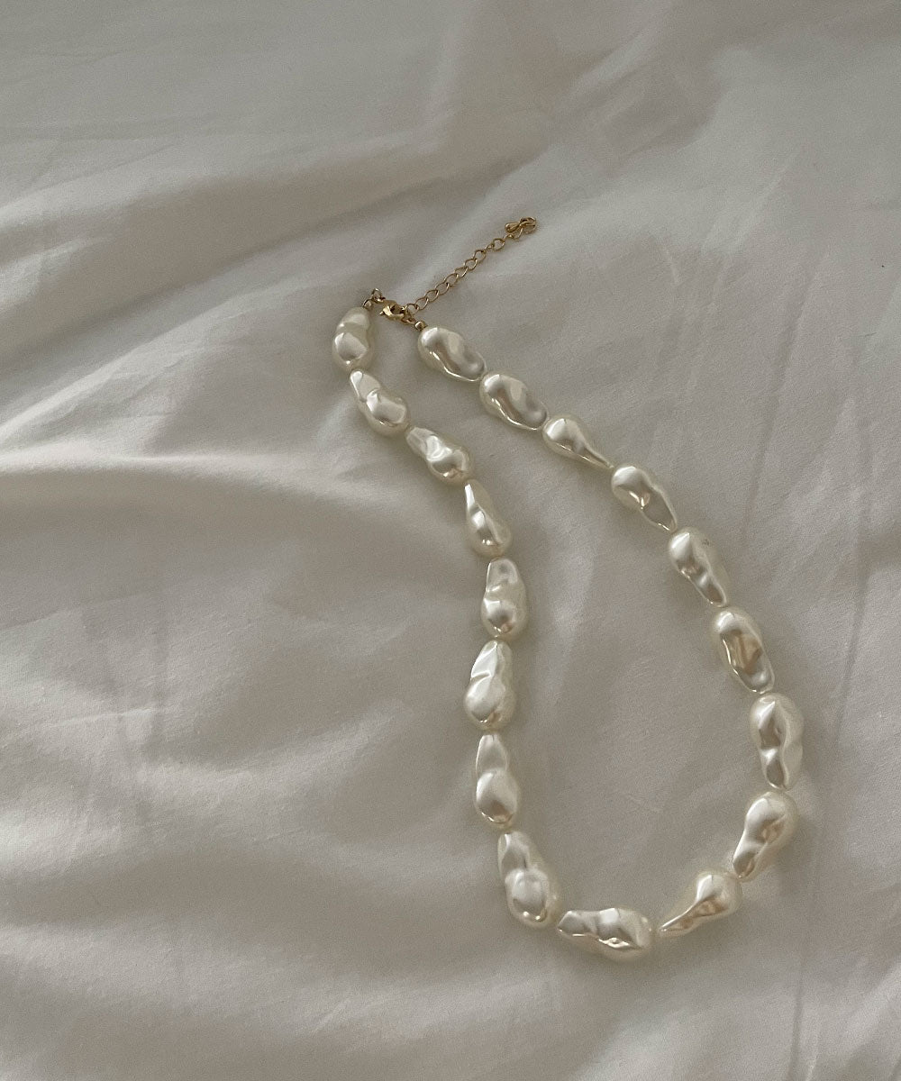 マージュール marjour BAROQUE PEARL NECKLACE