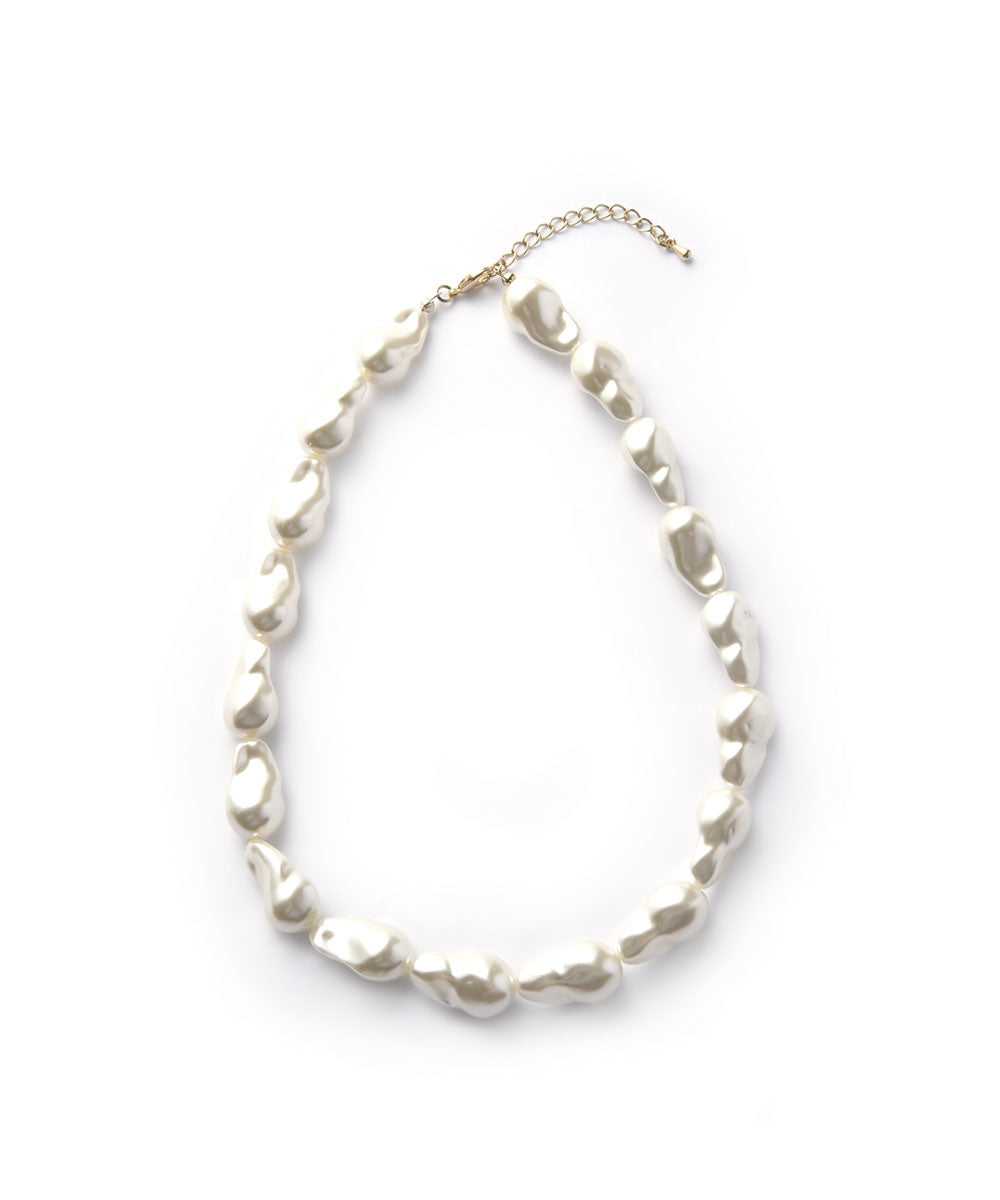 マージュール marjour BAROQUE PEARL NECKLACE