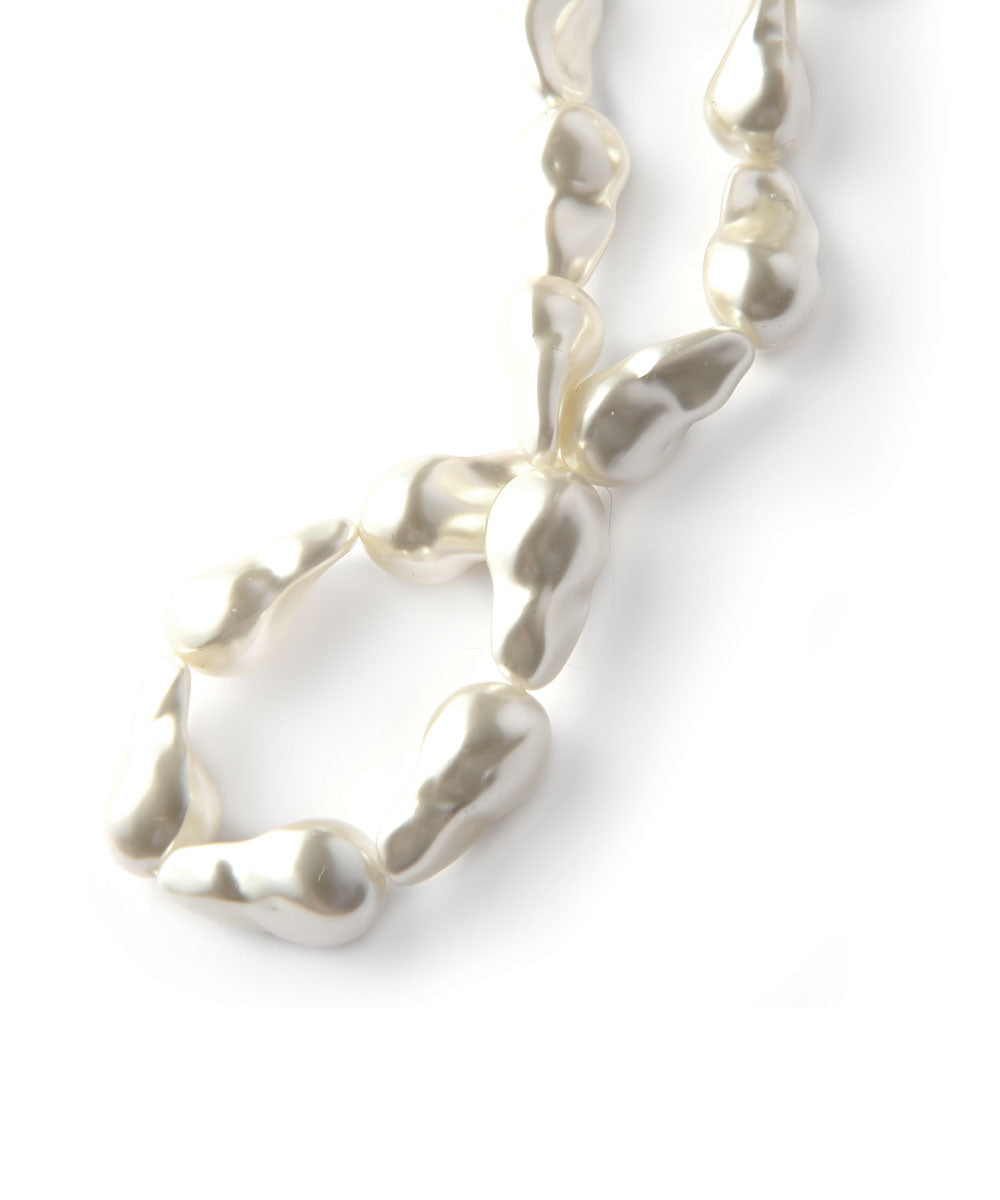 マージュール marjour BAROQUE PEARL NECKLACE