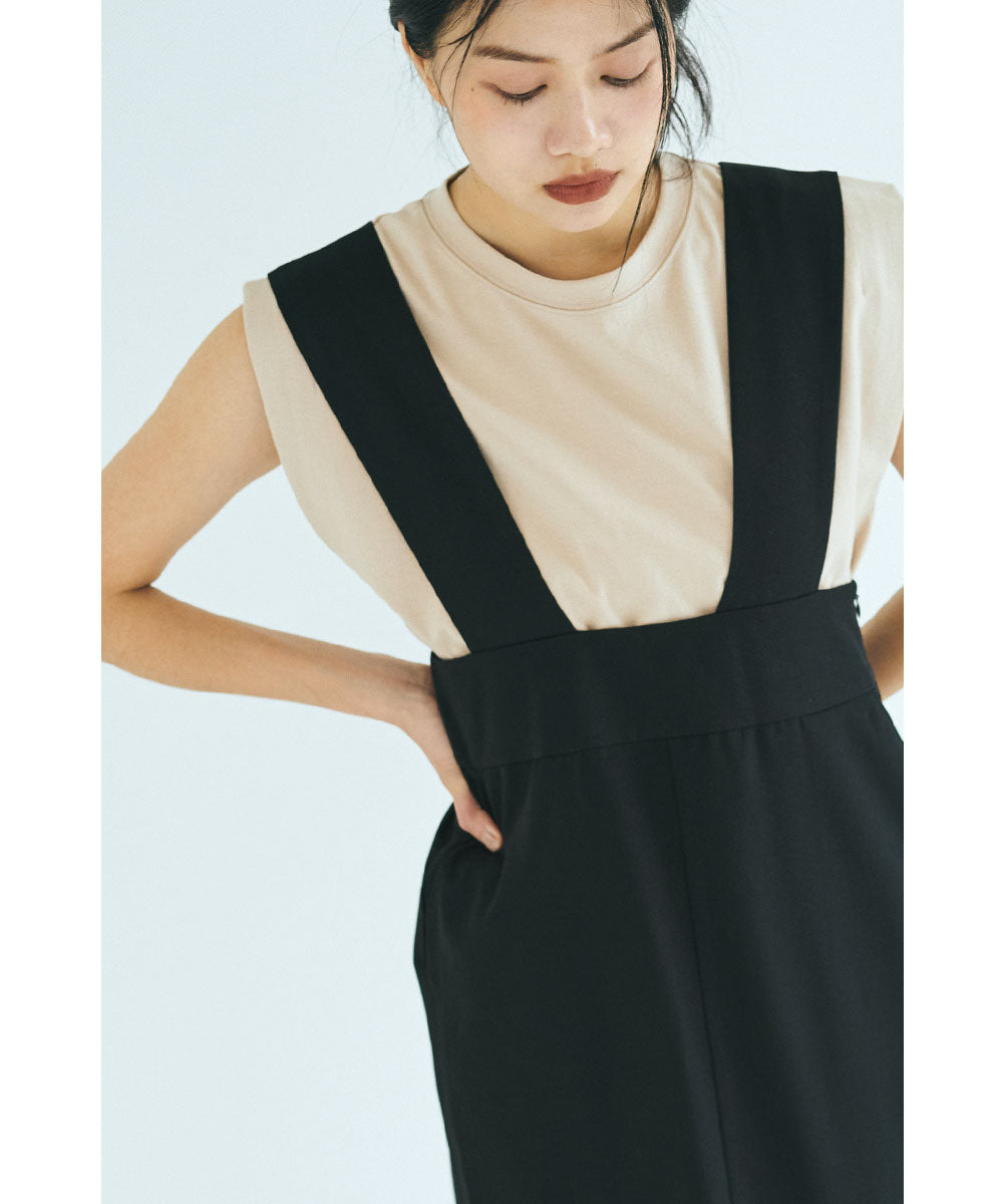 マージュール marjour MODE STYLE JUMPER SKIRT （BLACK） BLACK
