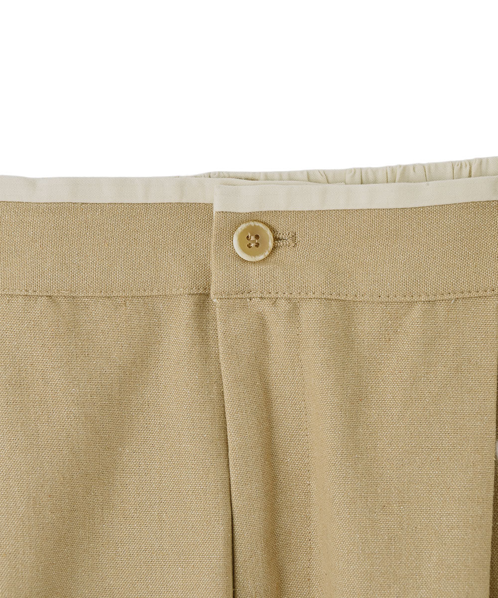 マージュール marjour WAIST PIPING LINEN BLEND PANTS （BEIGE） BEIGE