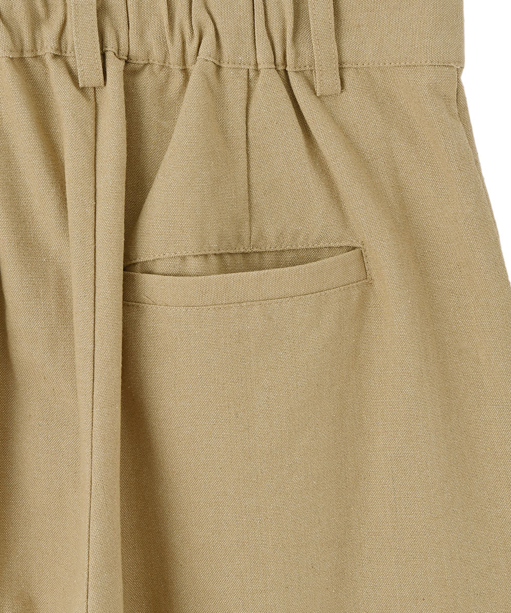 マージュール marjour WAIST PIPING LINEN BLEND PANTS （BEIGE） BEIGE