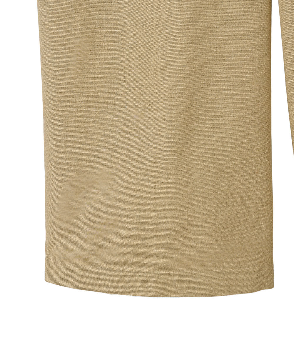 マージュール marjour WAIST PIPING LINEN BLEND PANTS （BEIGE） BEIGE