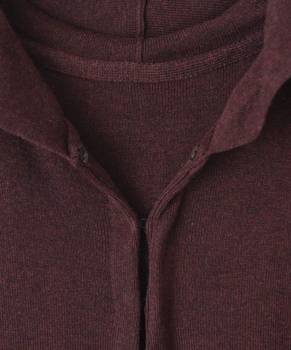 マージュール marjour HOODED KNIT ONEPIECE （BROWN） BROWN