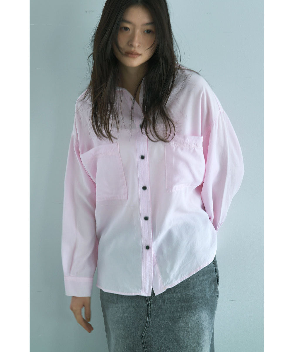 マージュール marjour RELAX DENIM SHIRT （PINK） PINK