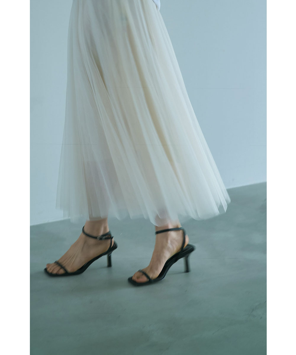 マージュール marjour LAYER TULLE SKIRT （IVORY） IVORY