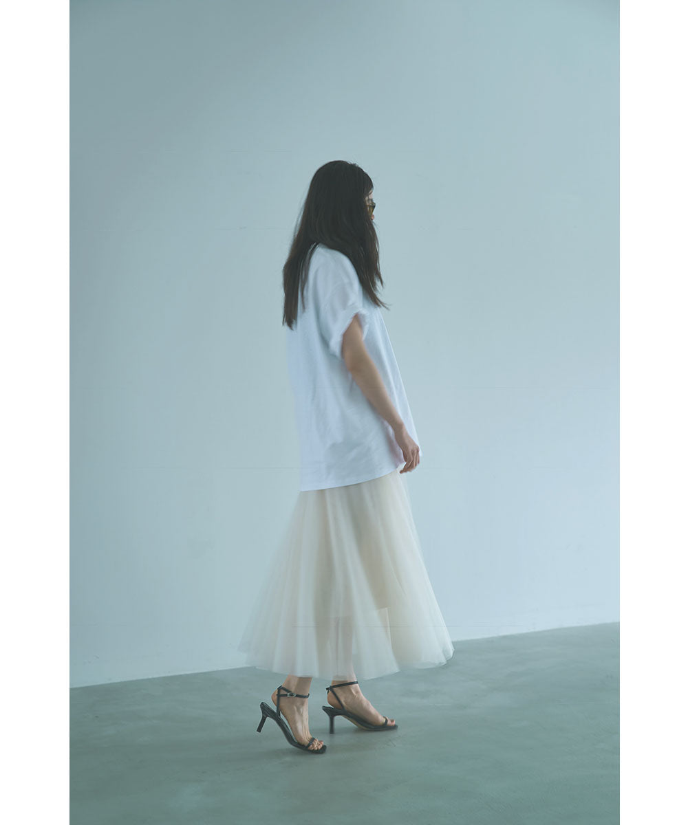 マージュール marjour LAYER TULLE SKIRT （IVORY） IVORY