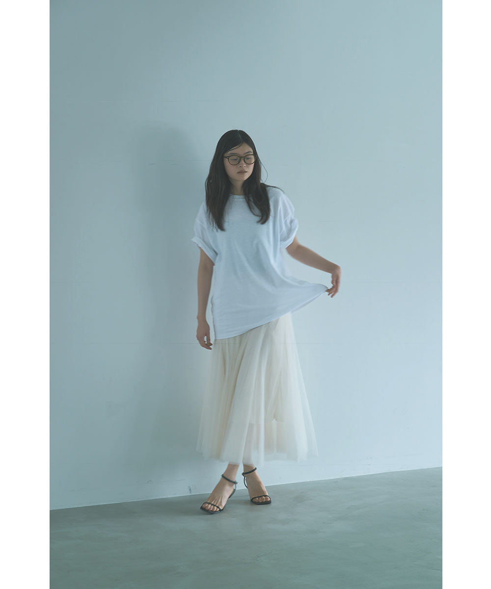 マージュール marjour LAYER TULLE SKIRT （IVORY） IVORY