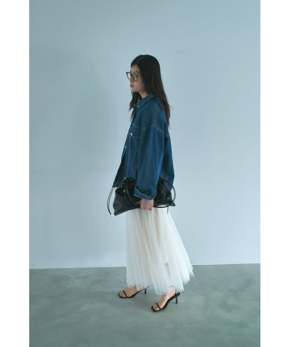マージュール marjour LAYER TULLE SKIRT （IVORY） IVORY