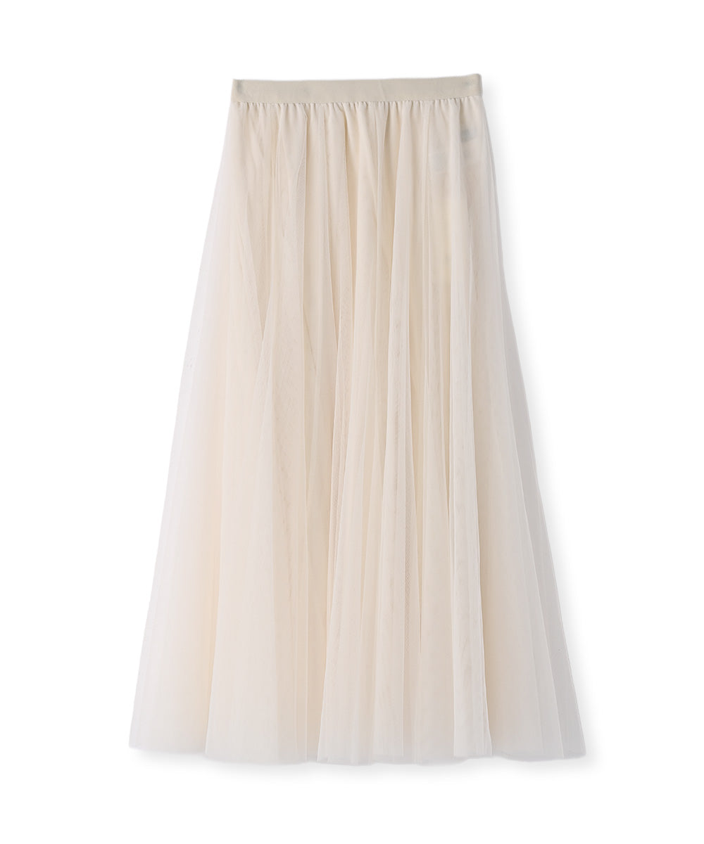 マージュール marjour LAYER TULLE SKIRT （IVORY） IVORY
