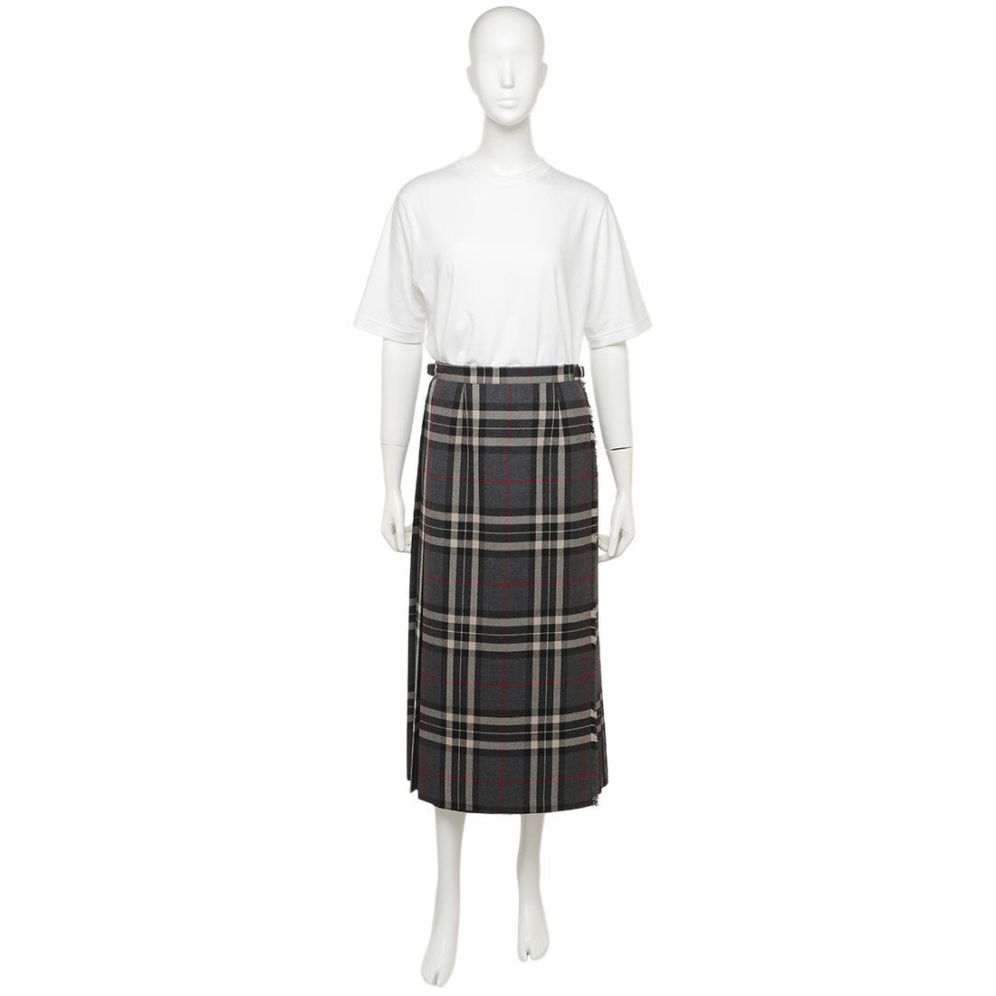 O'NEIL of DUBLIN Skirt Long Easy Kilt 83cm gray Multicolor Women's ONE