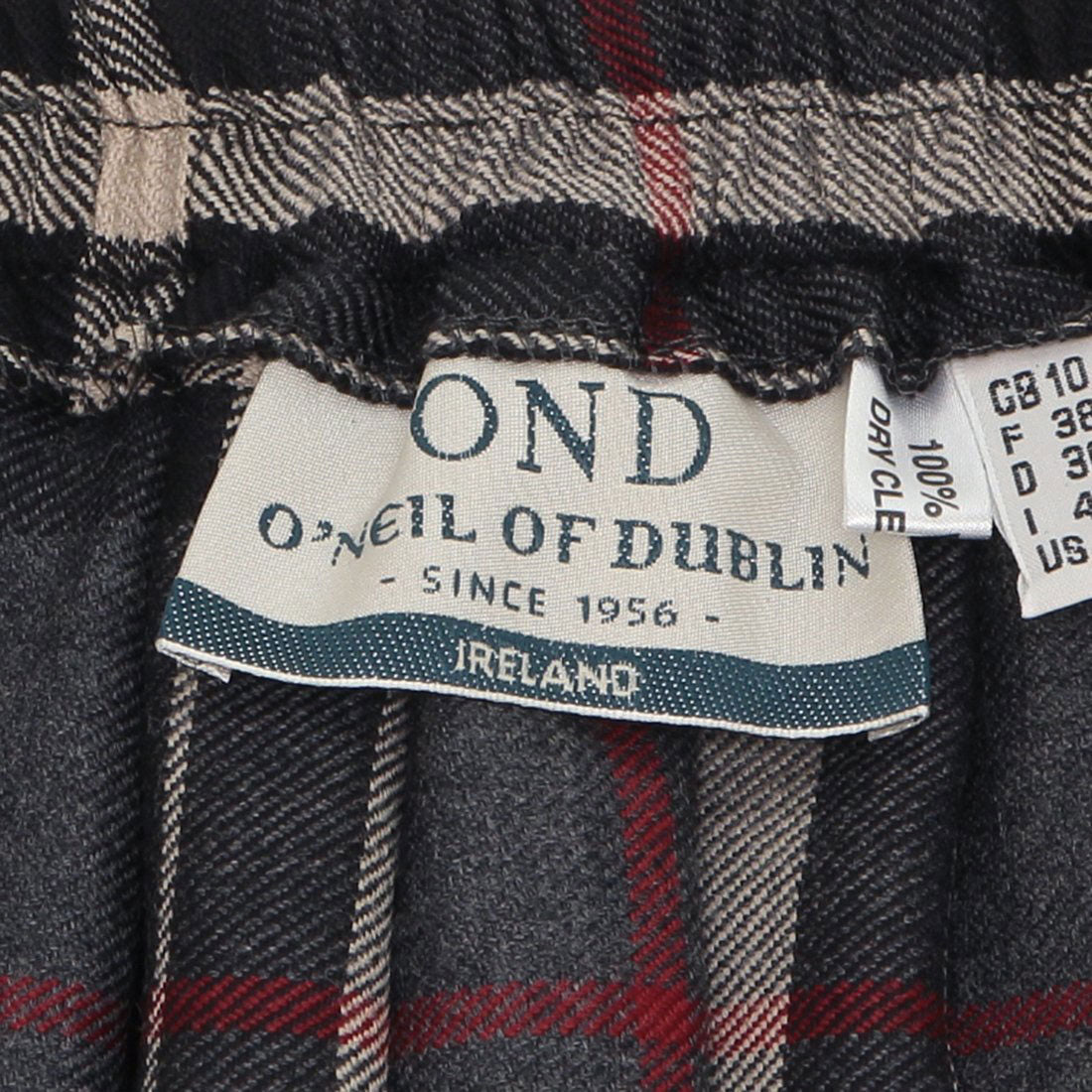 オニールオブダブリン O'NEIL of DUBLIN スカート レギュラーイージーキルト 73cm グレー マルチカラー レディース ONEIL OF DUBLIN 5073 （STRAGELLIFF） STRAGELLIFF