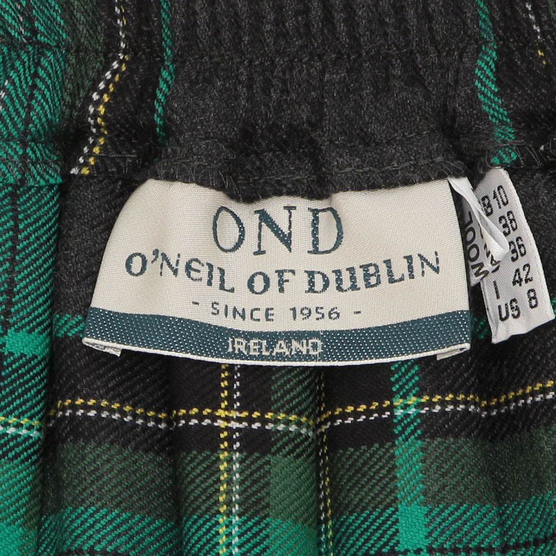 オニールオブダブリン O'NEIL of DUBLIN スカート レギュラーイージーキルト 73cm グリーン マルチカラー レディース ONEIL OF DUBLIN 5073 （MOYNALTY） MOYNALTY