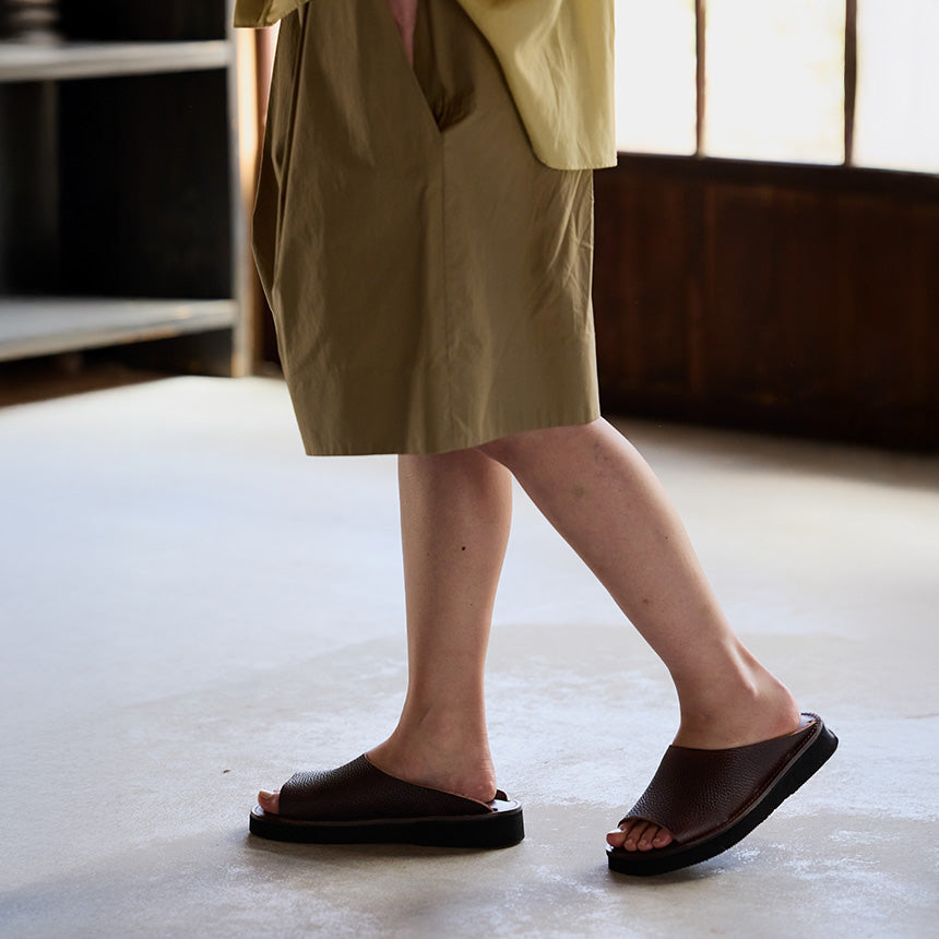 オーガニックハンドルーム Organic handloom RICHT OH016492 （BROWN SHRINK） BROWN SHRINK