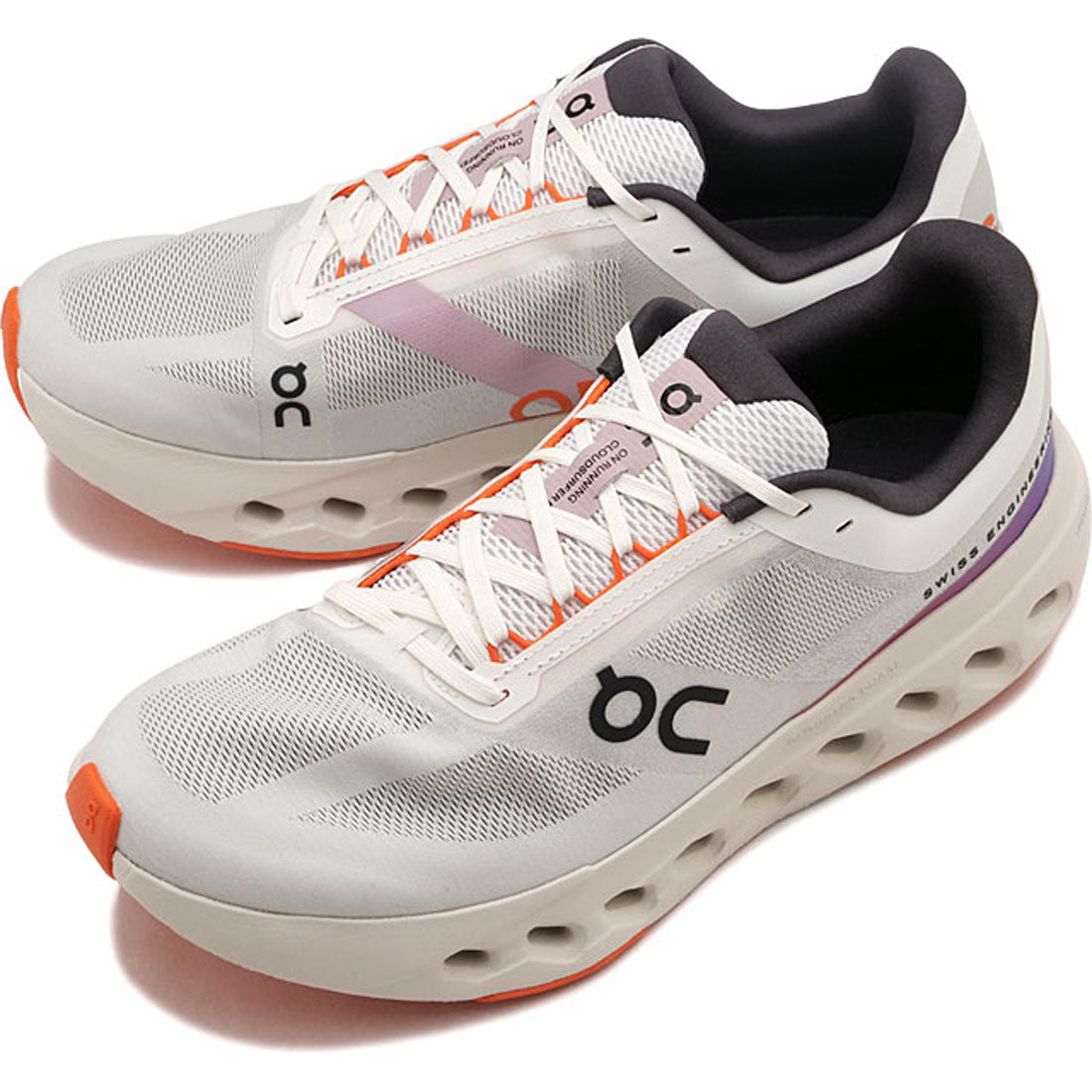 オン On M Cloudsurfer Next White/Flame [3ME30020256 FW24]