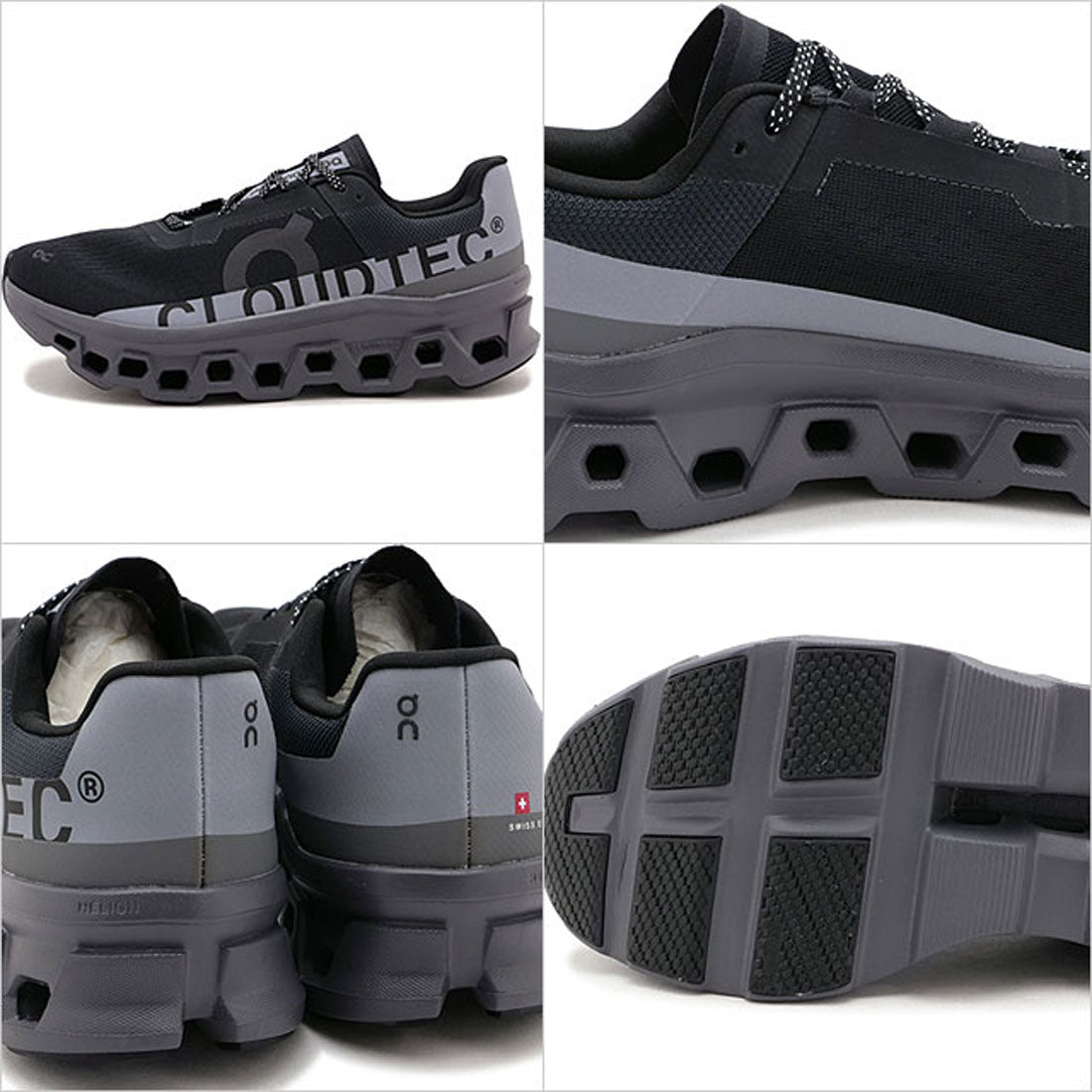 オン On Cloudmonster Lumos M Black [62.98394] （Black） Black