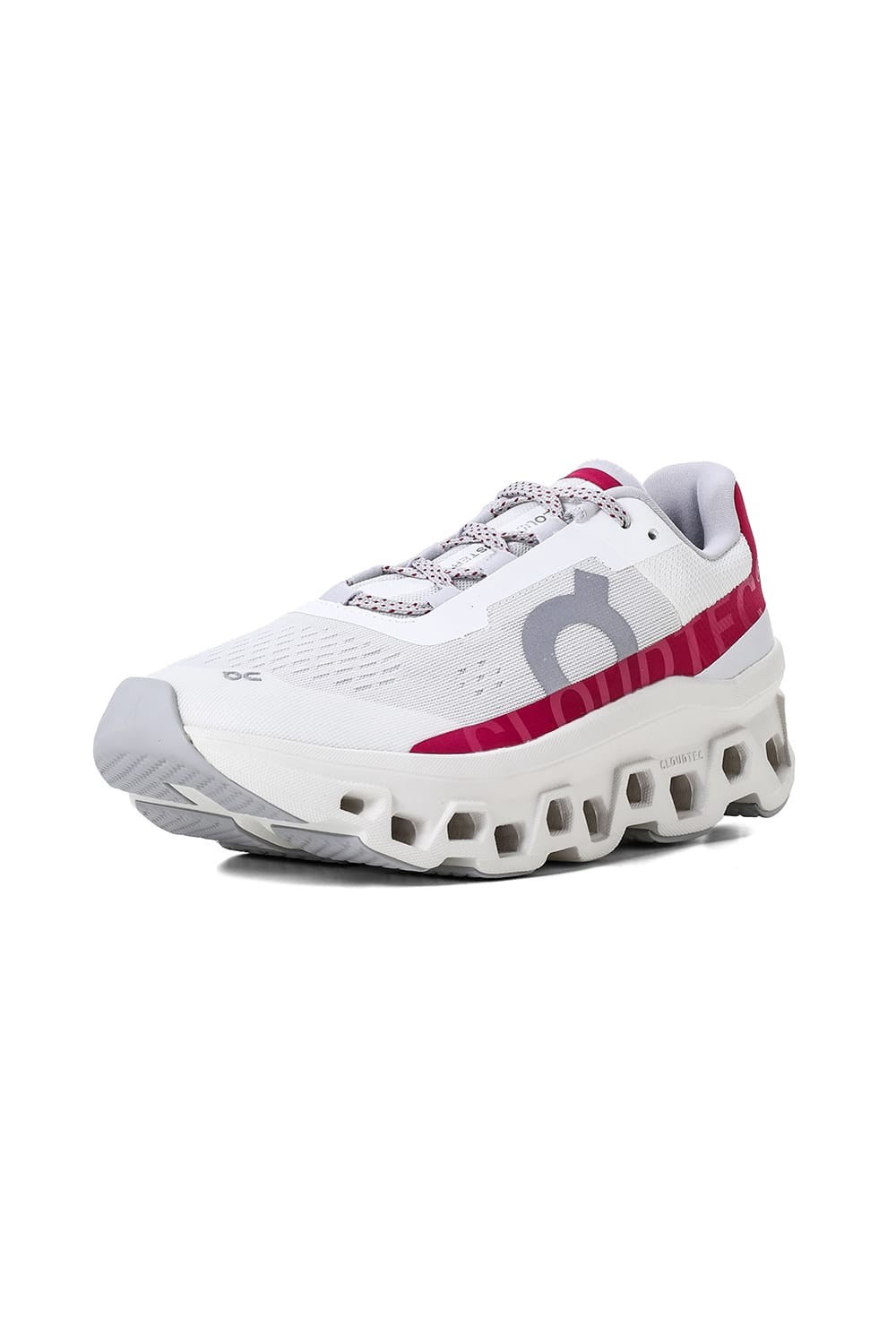 オン On Cloudmonster （Ivory/Grenadine） Ivory/Grenadine