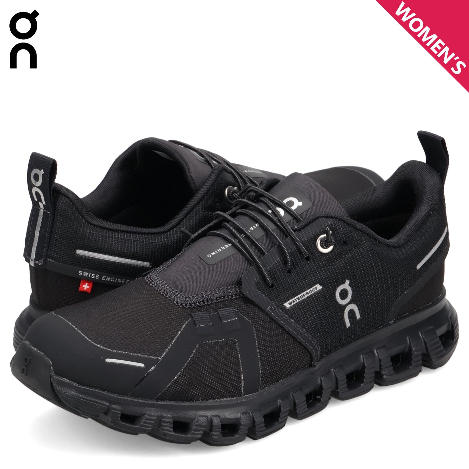 オン On スニーカー クラウド 6 ウォータープルーフ レディース CLOUD 6 WATERPROOF ブラック 黒 3WF10051043 （MMM） MMM