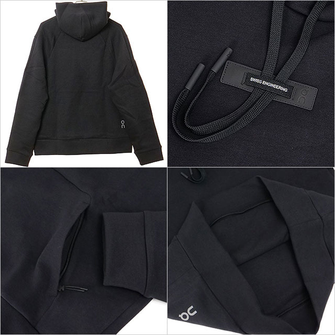 オン On Focus Tech Hoodie M Black [1MF30290553] （Black） Black