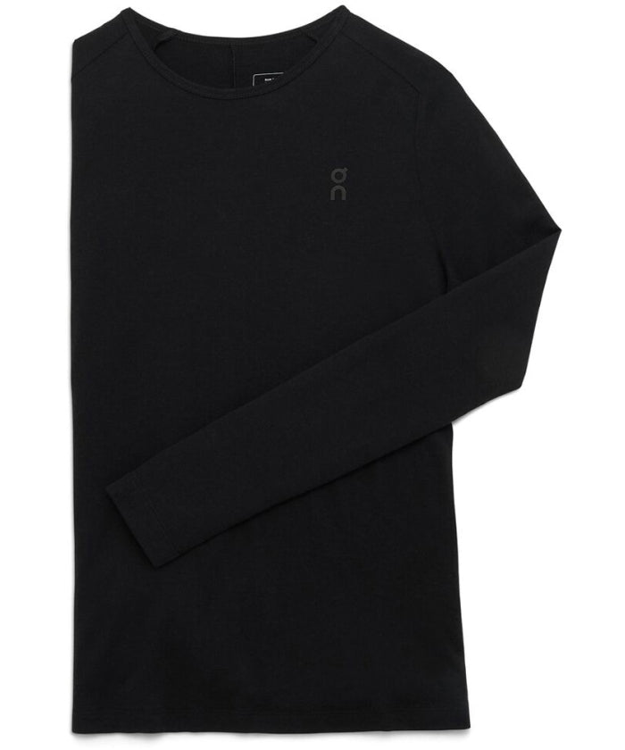 On Merino Long-T Women's black Merino Long-T Black Long Sleeve T-shirt