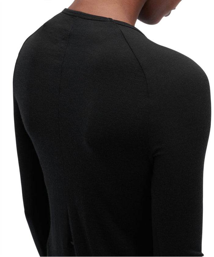 On Merino Long-T Women's black Merino Long-T Black Long Sleeve T-shirt