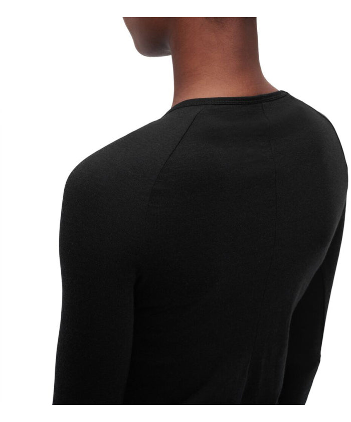 On Merino Long-T Women's black Merino Long-T Black Long Sleeve T-shirt